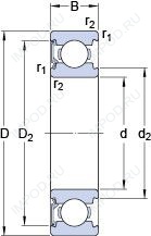 Подшипник 6205-RSL
