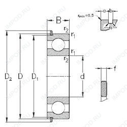 Подшипник 6206-Z-N Подшипник 6206-Z-N