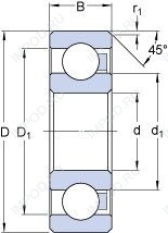 Подшипник 6210/HR22Q2