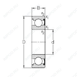 Подшипник 6221-RSR