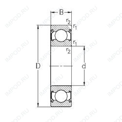 Подшипник 62/22-2Z Подшипник 62/22-2Z