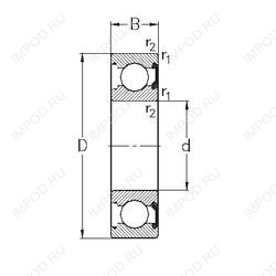 Подшипник 6224-2RSR