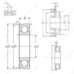 Подшипник 6224NR