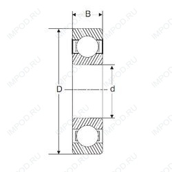 Подшипник 62313-2RS