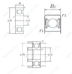 Подшипник 625-2RD