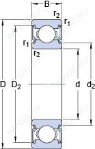 Подшипник 626-2RSLTN9/HC5C3WTF1