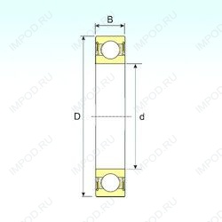 Подшипник 628/9-2RS