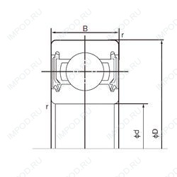 Подшипник 6302-2NSE9 Подшипник 6302-2NSE9