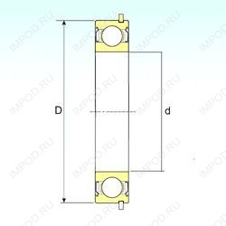 Подшипник 6308-ZZNR