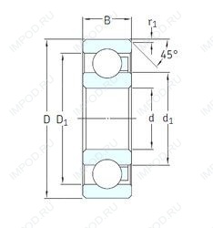 Подшипник 6309/HR11TN