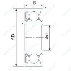 Подшипник 63/28NKE