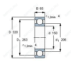 Подшипник 6330 M.C3