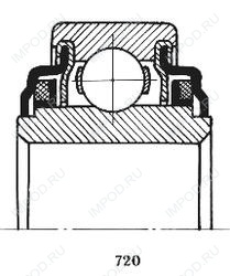 Подшипник 6-530206 К1С1 Подшипник 6-530206 К1С1