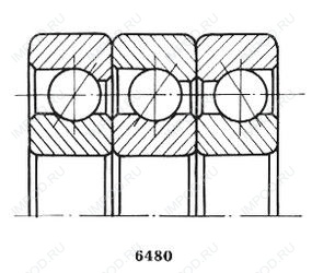 Подшипник 6-566418 Л1