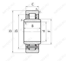 Подшипник 672140Л