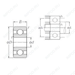 Подшипник 676A Подшипник 676A