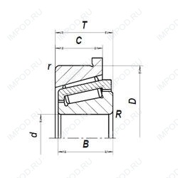 Подшипник 677/1000 Подшипник 677/1000