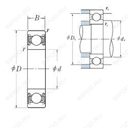 Подшипник 6824VV Подшипник 6824VV