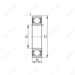Подшипник 6830-2RZ Подшипник 6830-2RZ