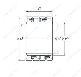 Подшипник 68FC45250BW
