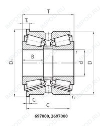 Подшипник 697847Л