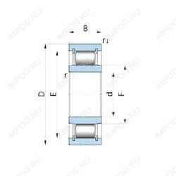 Подшипник 70081C3