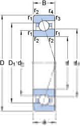 Подшипник 7009 ACE/HCP4A