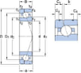 Подшипник 7020 ACE/HCP4AL1