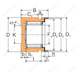 Подшипник 704702К5 Подшипник 704702К5