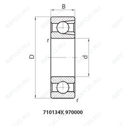 Подшипник 710134У