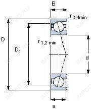 Подшипник 71914 C.TPA.P2H.UL Подшипник 71914 C.TPA.P2H.UL