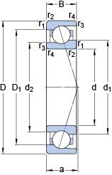 Подшипник 71919 ACE/HCP4A