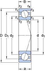Подшипник 71968 CDMA/P4A Подшипник 71968 CDMA/P4A