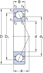 Подшипник 71992 ACM