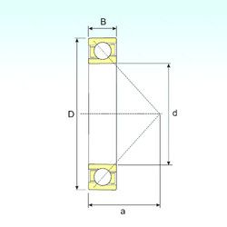 Подшипник 7244 B Подшипник 7244 B