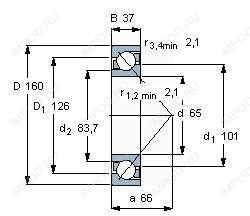 Подшипник 7413 B.MP