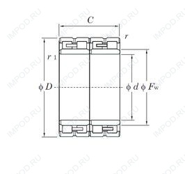 Подшипник 74FC52400W