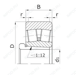 Подшипник 753532