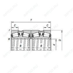 Подшипник 787196ХКМ