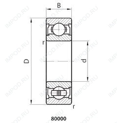 Подшипник 80306A