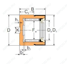 Подшипник 804707А