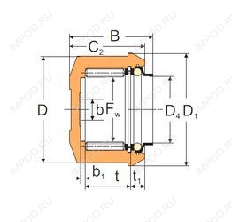 Подшипник 804711А