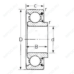 Подшипник 80511Y1/Y2-G00