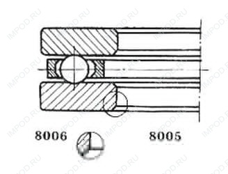 Подшипник 8134 НЛ Подшипник 8134 НЛ