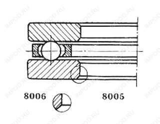 Подшипник 8-1681/670 Х Подшипник 8-1681/670 Х
