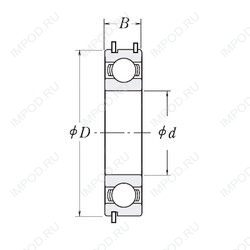 Подшипник 83A209-1-9C3 Подшипник 83A209-1-9C3
