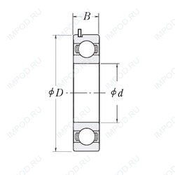Подшипник 83B717-9RC3 Подшипник 83B717-9RC3