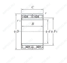 Подшипник 84FC56280