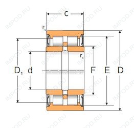 Подшипник 862704M