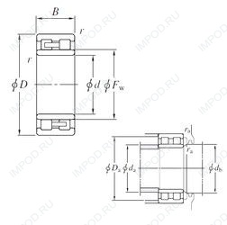 Подшипник 86DC75280